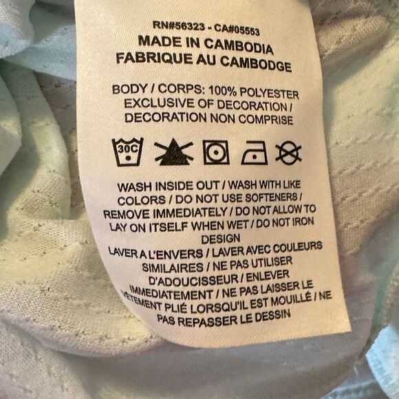 NIKE Dri Fit Breathe Running Tank Top Shirt Mint Green CZ9608-394 Women’s Large - Picture 9 of 9